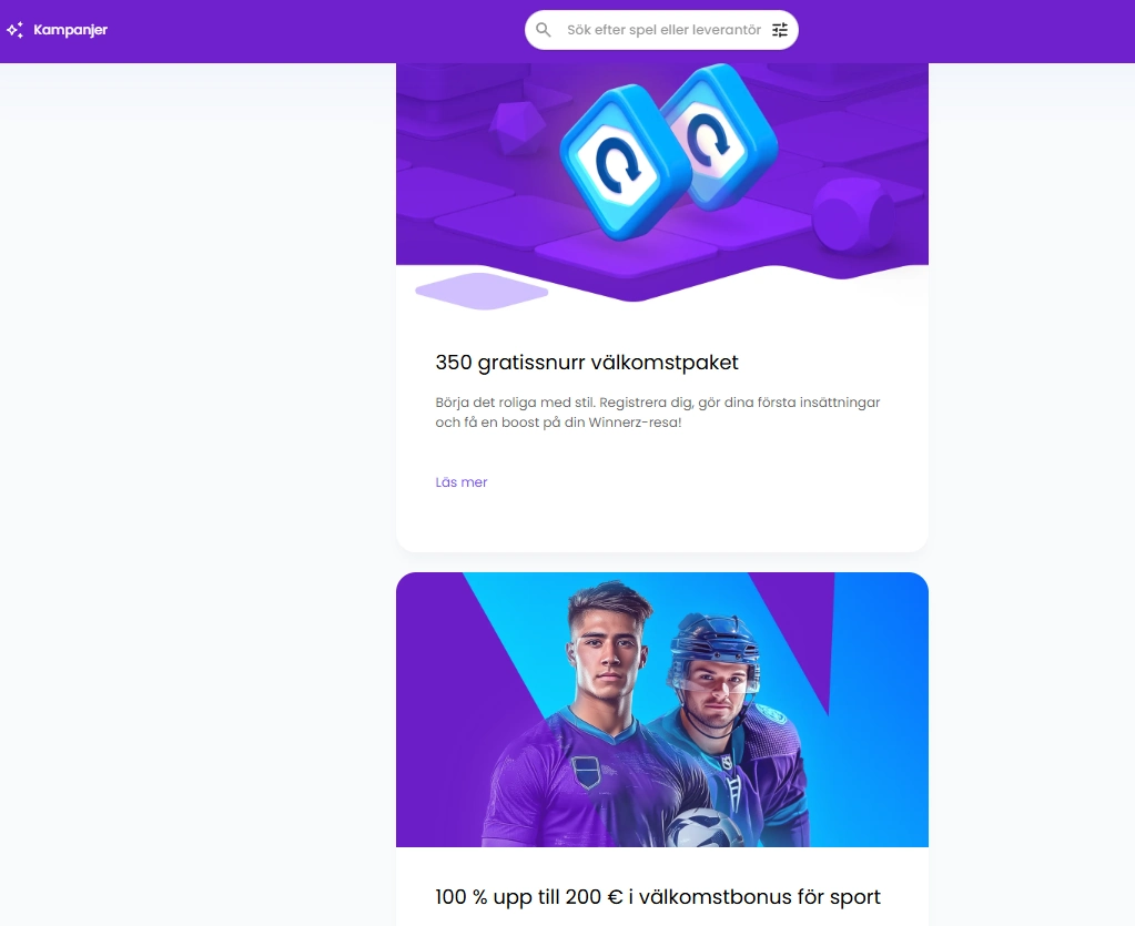 Winnerz casino kampanjer